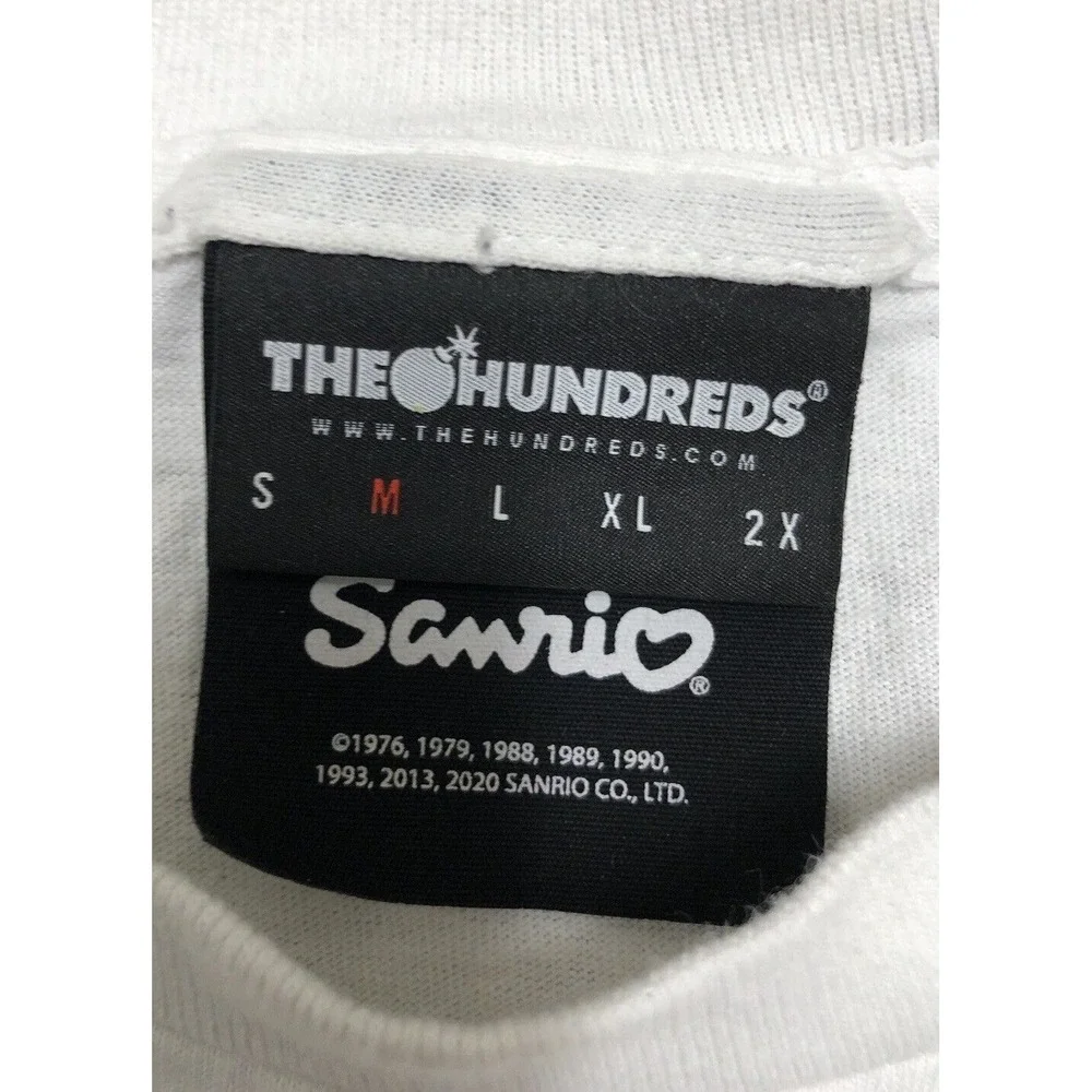 The Hundreds X Sanrio Pekkle T Shirt M White Hello Kitty Friends‎ Streetwear